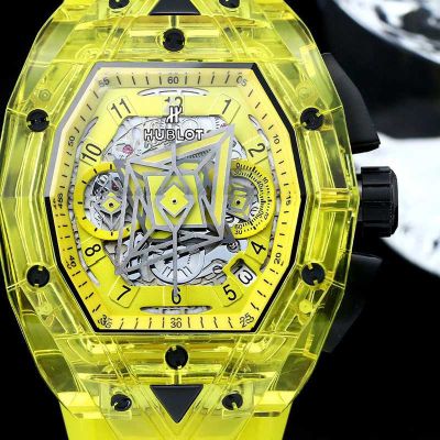 Hublot Big Bang Yellow Sapphire Crystal Case Men's Watch